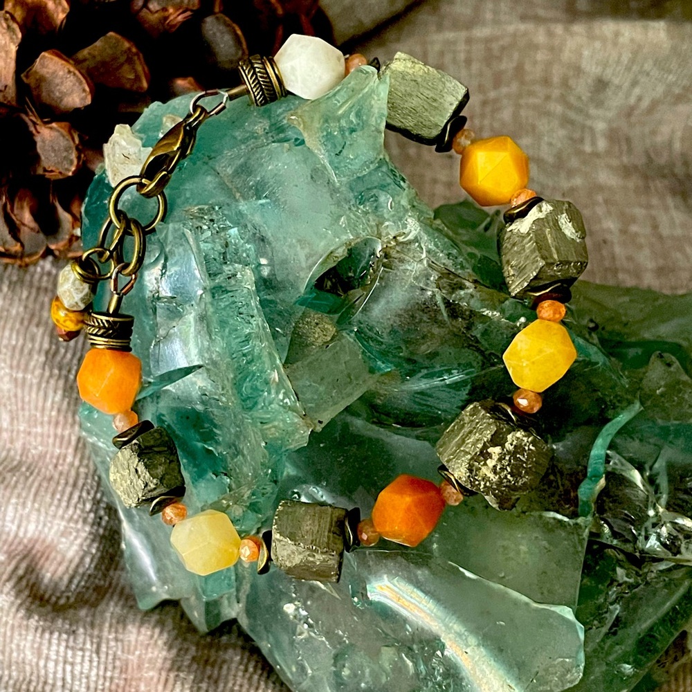 Pyrite bracelet